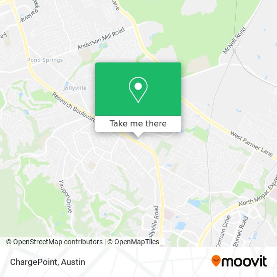 ChargePoint map