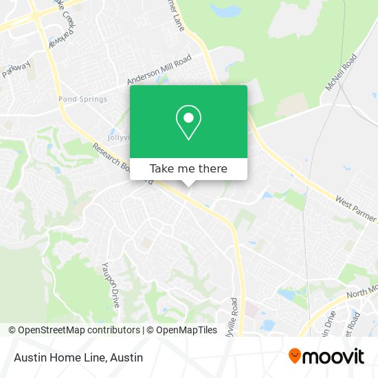 Mapa de Austin Home Line