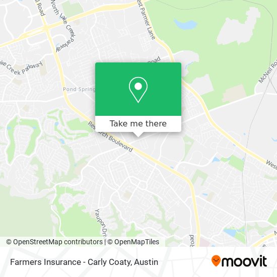 Mapa de Farmers Insurance - Carly Coaty