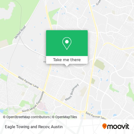 Mapa de Eagle Towing and Recov