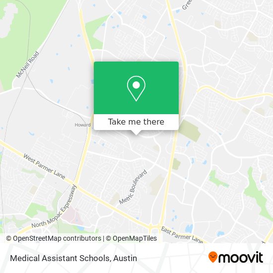 Medical Assistant Schools map