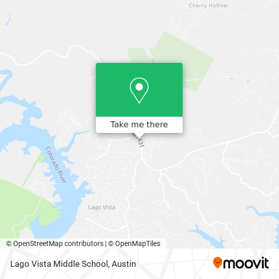 Lago Vista Middle School map