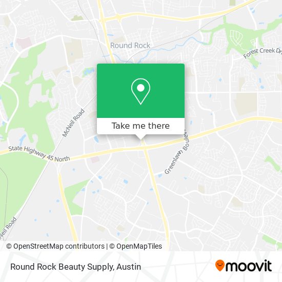 Round Rock Beauty Supply map