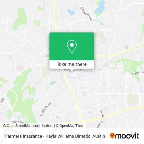 Farmers Insurance - Kayla Williams Dinardo map