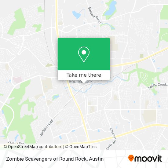 Mapa de Zombie Scavengers of Round Rock