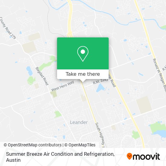 Summer Breeze Air Condition and Refrigeration map