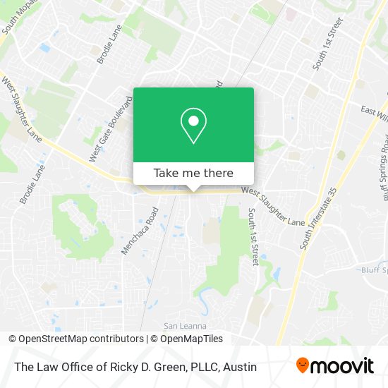 The Law Office of Ricky D. Green, PLLC map