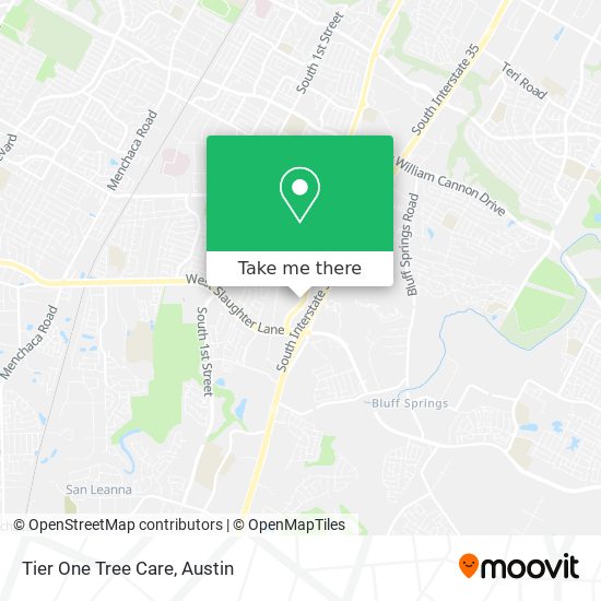 Tier One Tree Care map