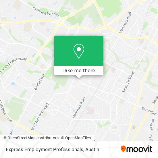 Express Employment Professionals map