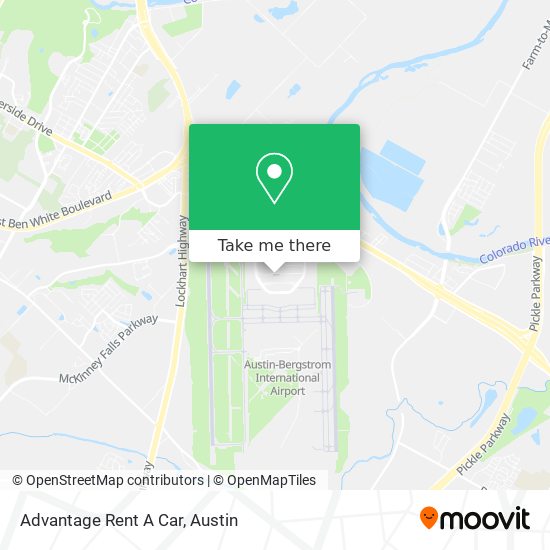 Advantage Rent A Car map