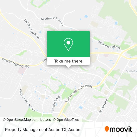 Property Management Austin TX map