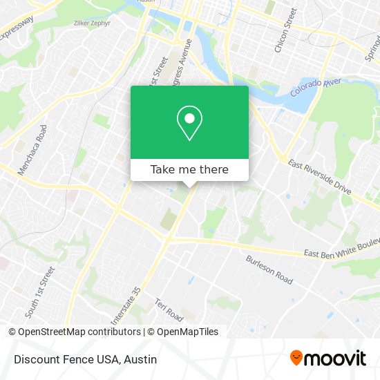 Mapa de Discount Fence USA