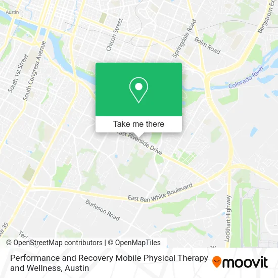 Performance and Recovery Mobile Physical Therapy and Wellness map