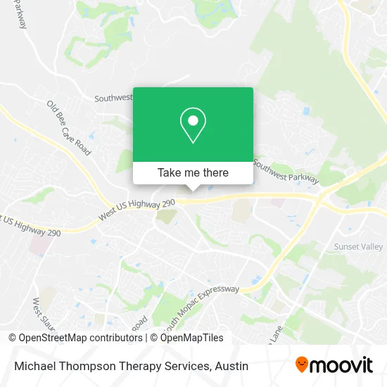 Michael Thompson Therapy Services map