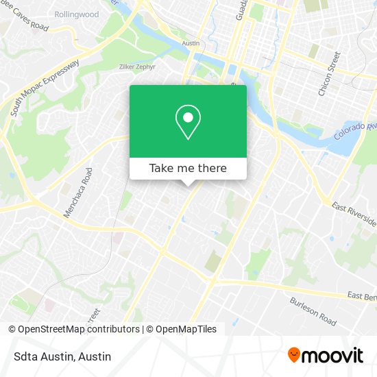 Sdta Austin map