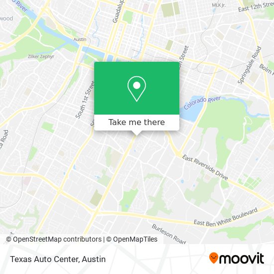 Mapa de Texas Auto Center