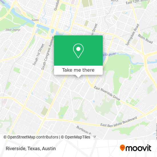 Mapa de Riverside, Texas