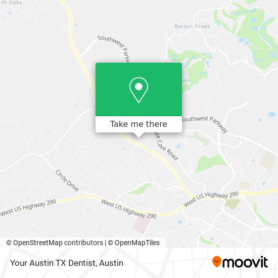 Your Austin TX Dentist map
