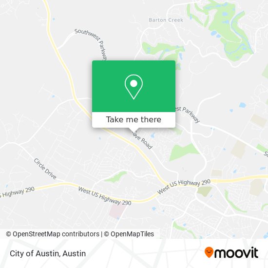 City of Austin map