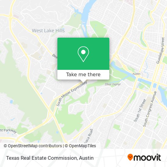 Texas Real Estate Commission map
