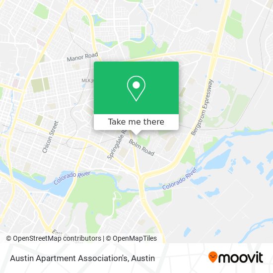 Mapa de Austin Apartment Association's