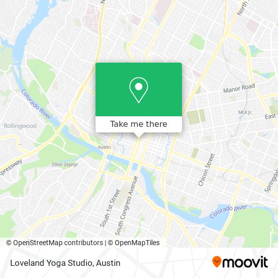 Mapa de Loveland Yoga Studio