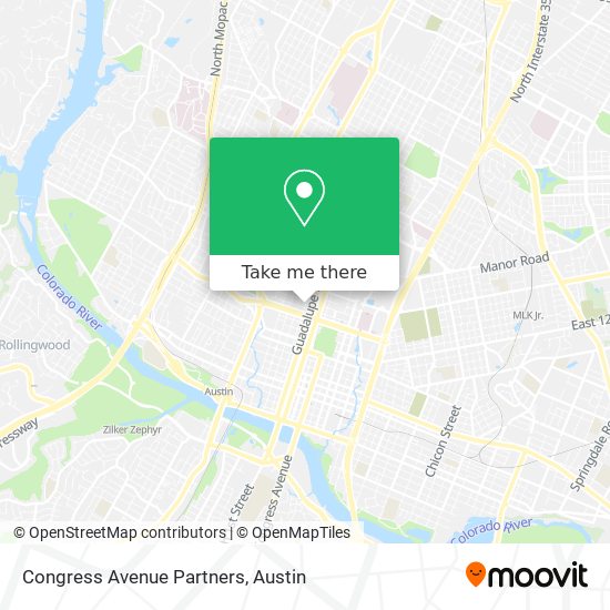 Mapa de Congress Avenue Partners