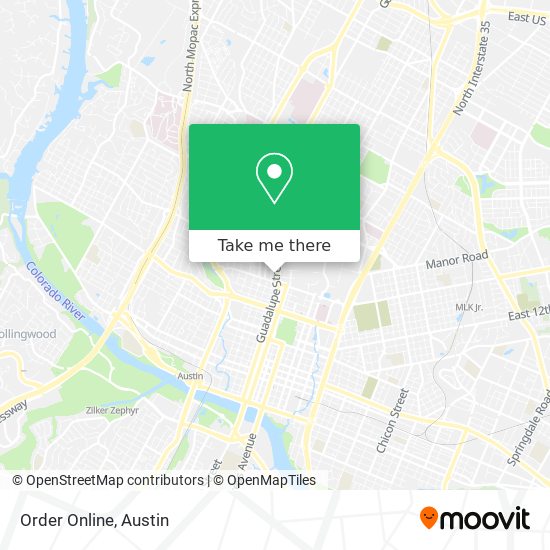 Order Online map