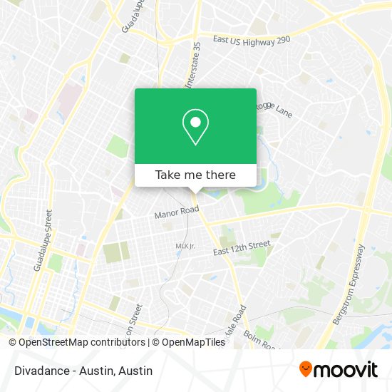 Divadance - Austin map