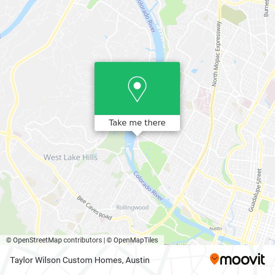 Taylor Wilson Custom Homes map