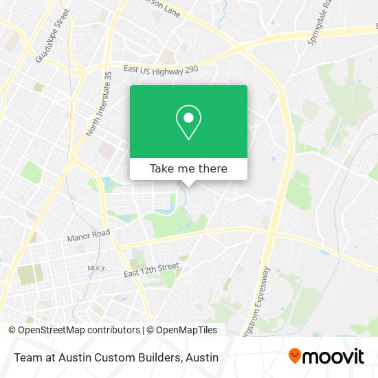 Mapa de Team at Austin Custom Builders