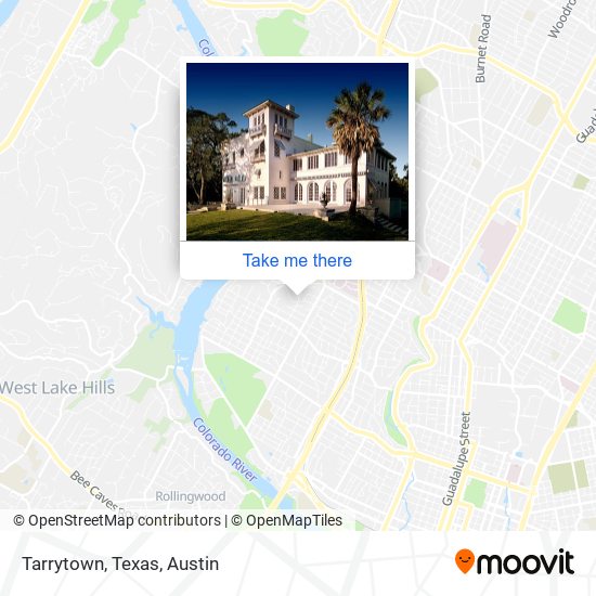 Tarrytown, Texas map