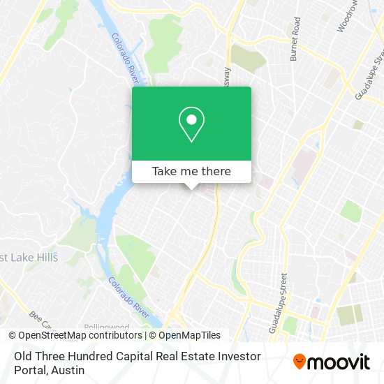 Mapa de Old Three Hundred Capital Real Estate Investor Portal