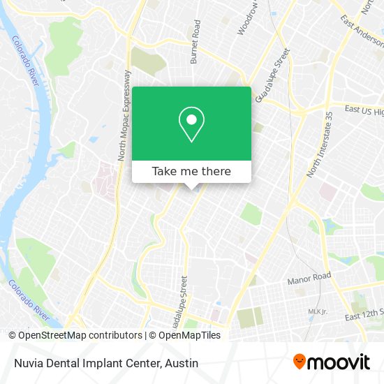 Nuvia Dental Implant Center map