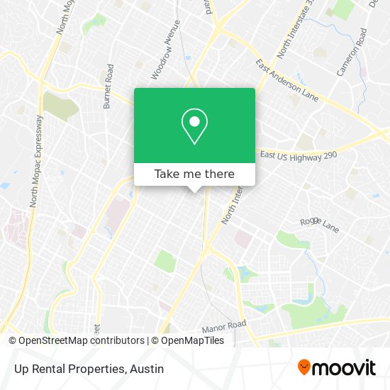 Up Rental Properties map