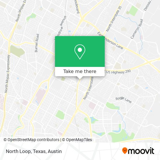 North Loop, Texas map