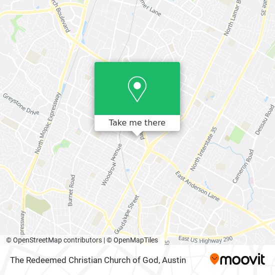 The Redeemed Christian Church of God map