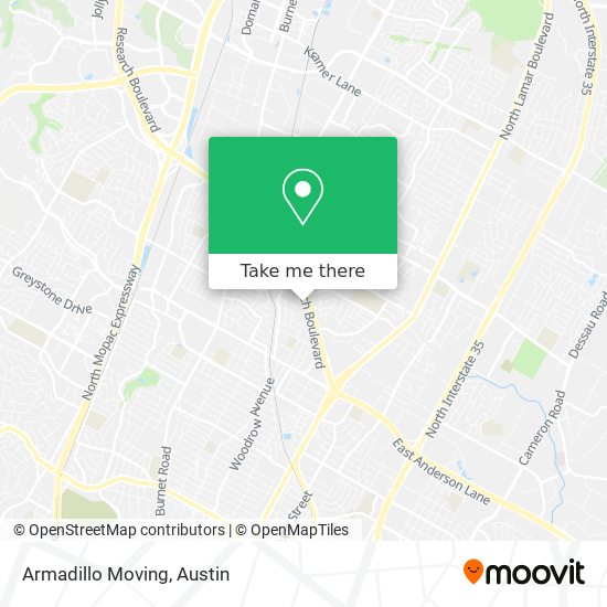 Armadillo Moving map