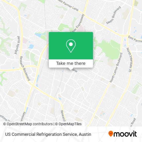 Mapa de US Commercial Refrigeration Service