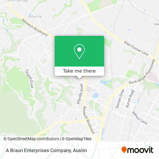 Mapa de A Braun Enterprises Company