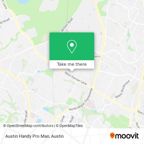 Mapa de Austin Handy Pro Man