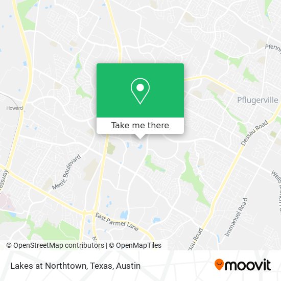 Mapa de Lakes at Northtown, Texas