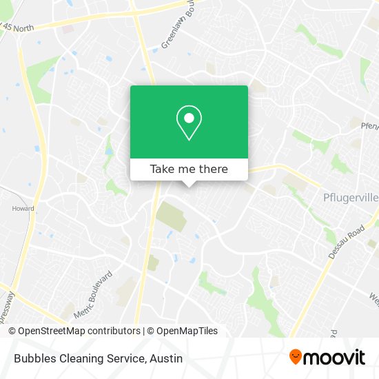 Bubbles Cleaning Service map