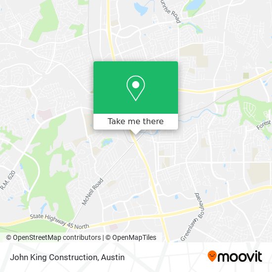 John King Construction map