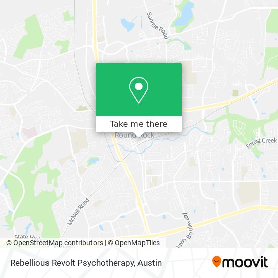 Rebellious Revolt Psychotherapy map