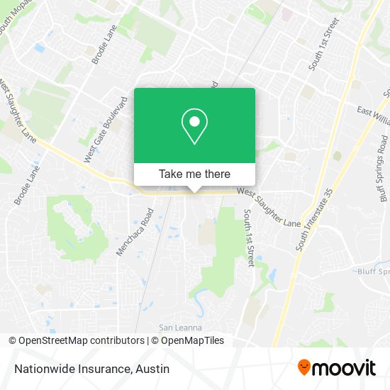 Nationwide Insurance map