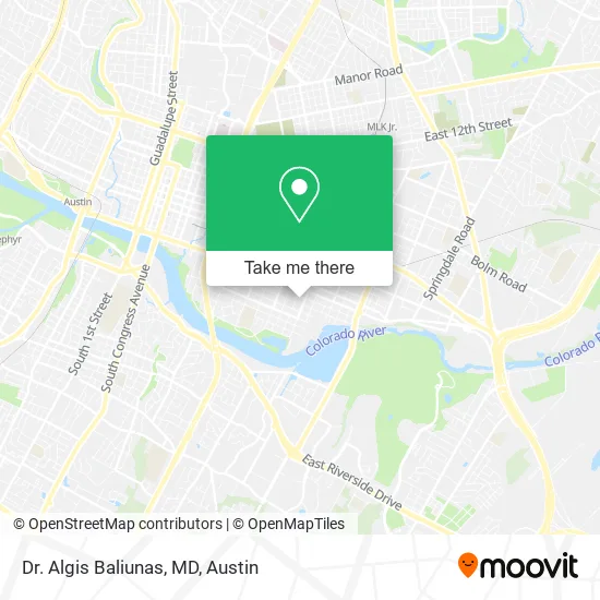 Dr. Algis Baliunas, MD map