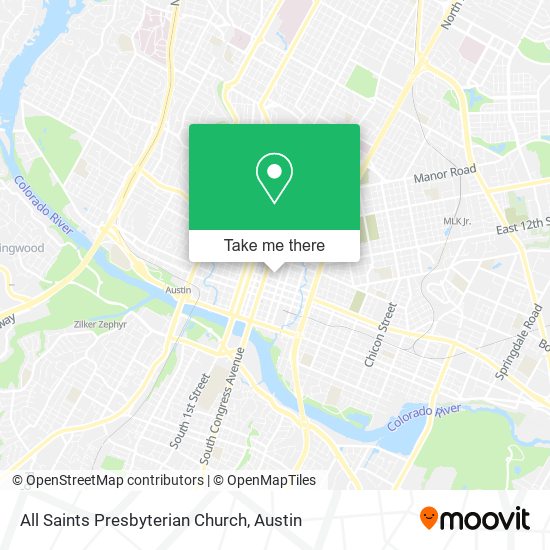 All Saints Presbyterian Church map
