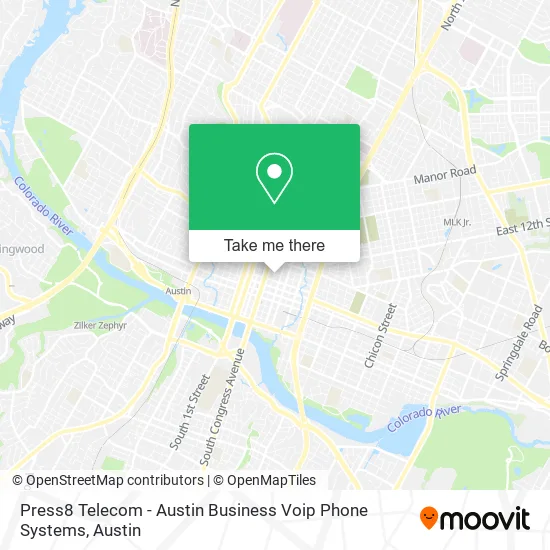Press8 Telecom - Austin Business Voip Phone Systems map