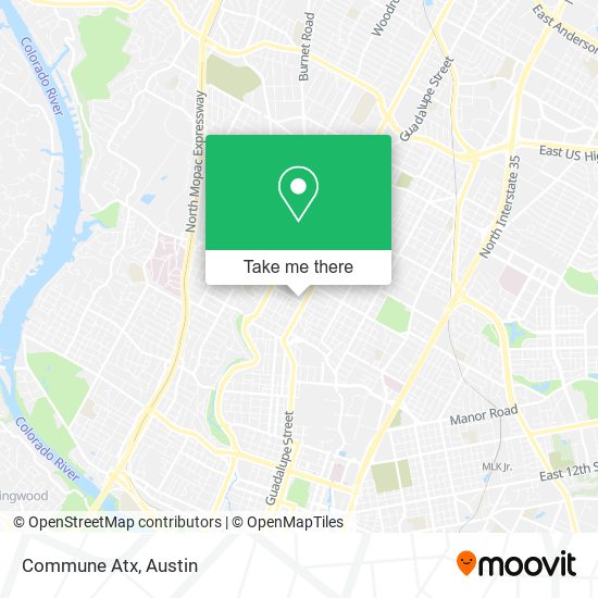 Commune Atx map